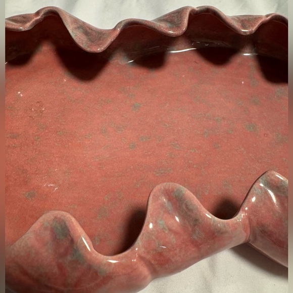 Vintage Mid Century Artistic California #208 Mauve Art Pottery Planter Trinket - Picture 4 of 16